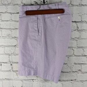 Polo Purple Gingham Checkered Shorts Slim GI Fit, 38 Ralph Lauren